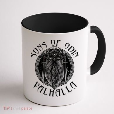 Son Of Odin Valhalla Coffee Mug back