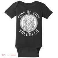 Son Of Odin Valhalla Baby Bodysuit thumb 0