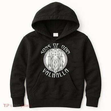 Son Of Odin Valhalla Kids Hoodie