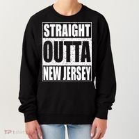 Straight Outta New Jersey Patriotic New Jersey State Women's Sweatshirt thumb 0