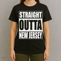 Straight Outta New Jersey Patriotic New Jersey State T-Shirt thumb 4