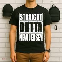 Straight Outta New Jersey Patriotic New Jersey State T-Shirt thumb 6