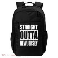 Straight Outta New Jersey Patriotic New Jersey State Backpack thumb 0