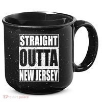 Straight Outta New Jersey Patriotic New Jersey State 15oz Campfire Ceramic Mug thumb 0