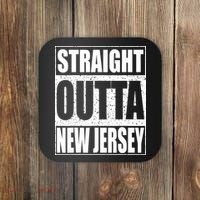 Straight Outta New Jersey Patriotic New Jersey State Coaster thumb 0