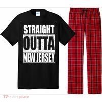 Straight Outta New Jersey Patriotic New Jersey State Pajama Set thumb 0