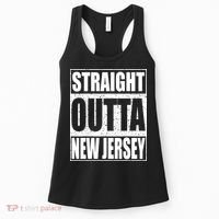 Straight Outta New Jersey Patriotic New Jersey State Women's Tank Top thumb 0