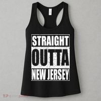 Straight Outta New Jersey Patriotic New Jersey State Women's Tank Top thumb 3