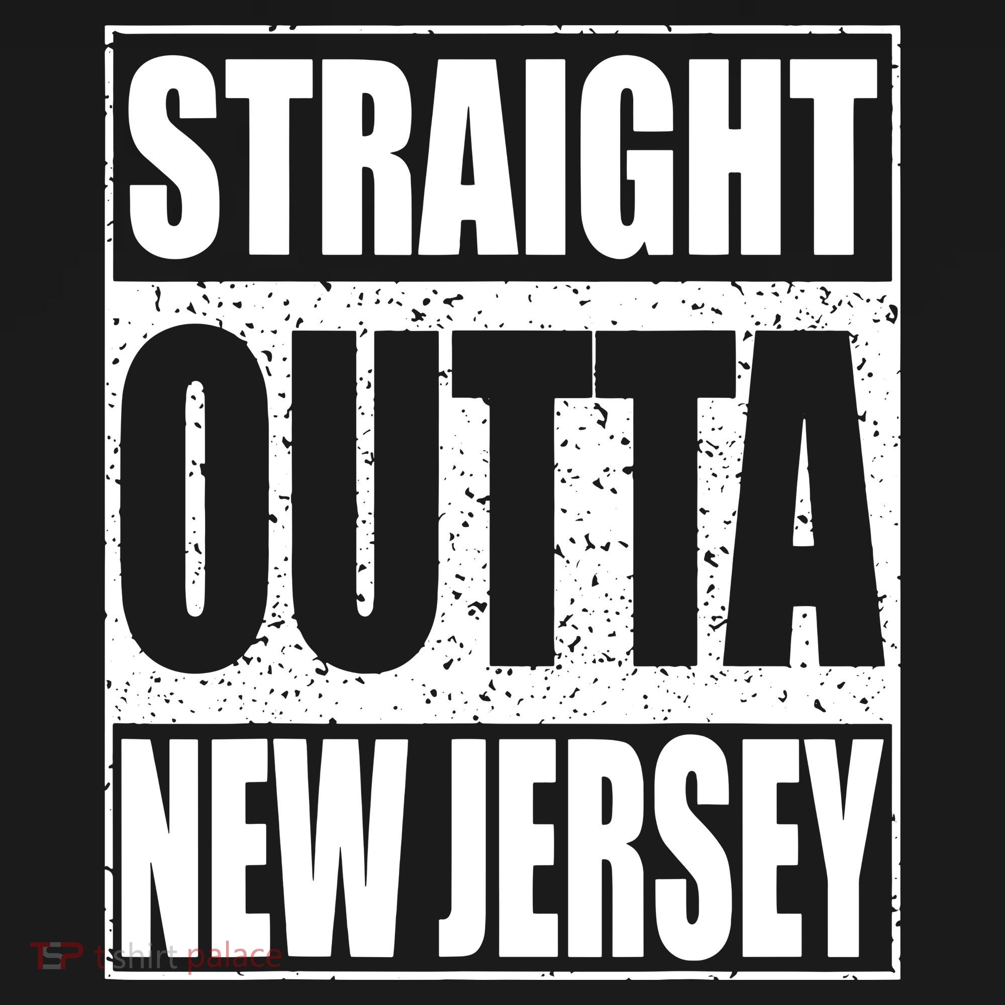 Straight Outta New Jersey Patriotic New Jersey State Women's Tank Top