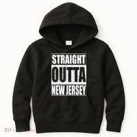 Straight Outta New Jersey Patriotic New Jersey State Kids Hoodie thumb 0