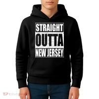 Straight Outta New Jersey Patriotic New Jersey State Kids Hoodie thumb 4
