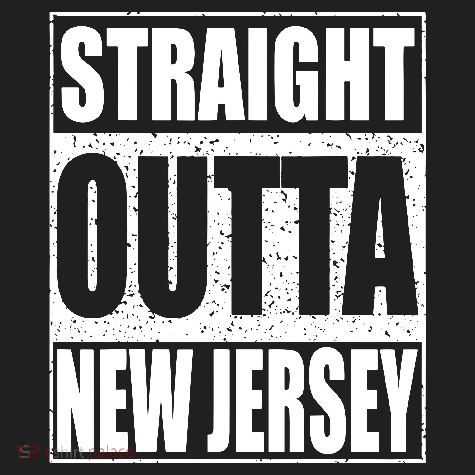 Straight Outta New Jersey Patriotic New Jersey State Kids Plaid Pajama Set