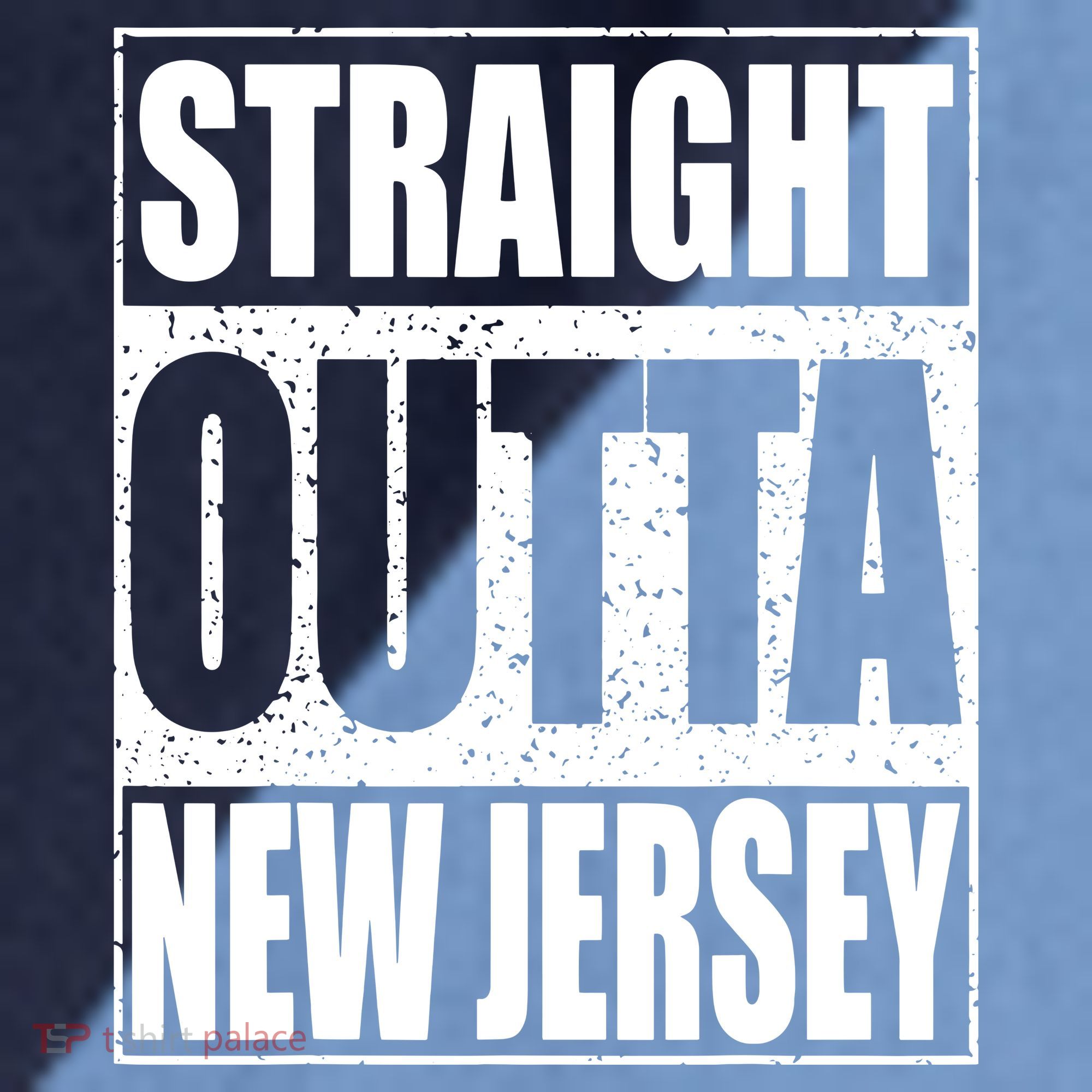 Straight Outta New Jersey Patriotic New Jersey State Raglan Baseball Sleeve Shirt