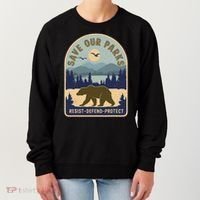 Save Our National Parks Defund Doge Parks Not Profits Women's Sweatshirt thumb 0