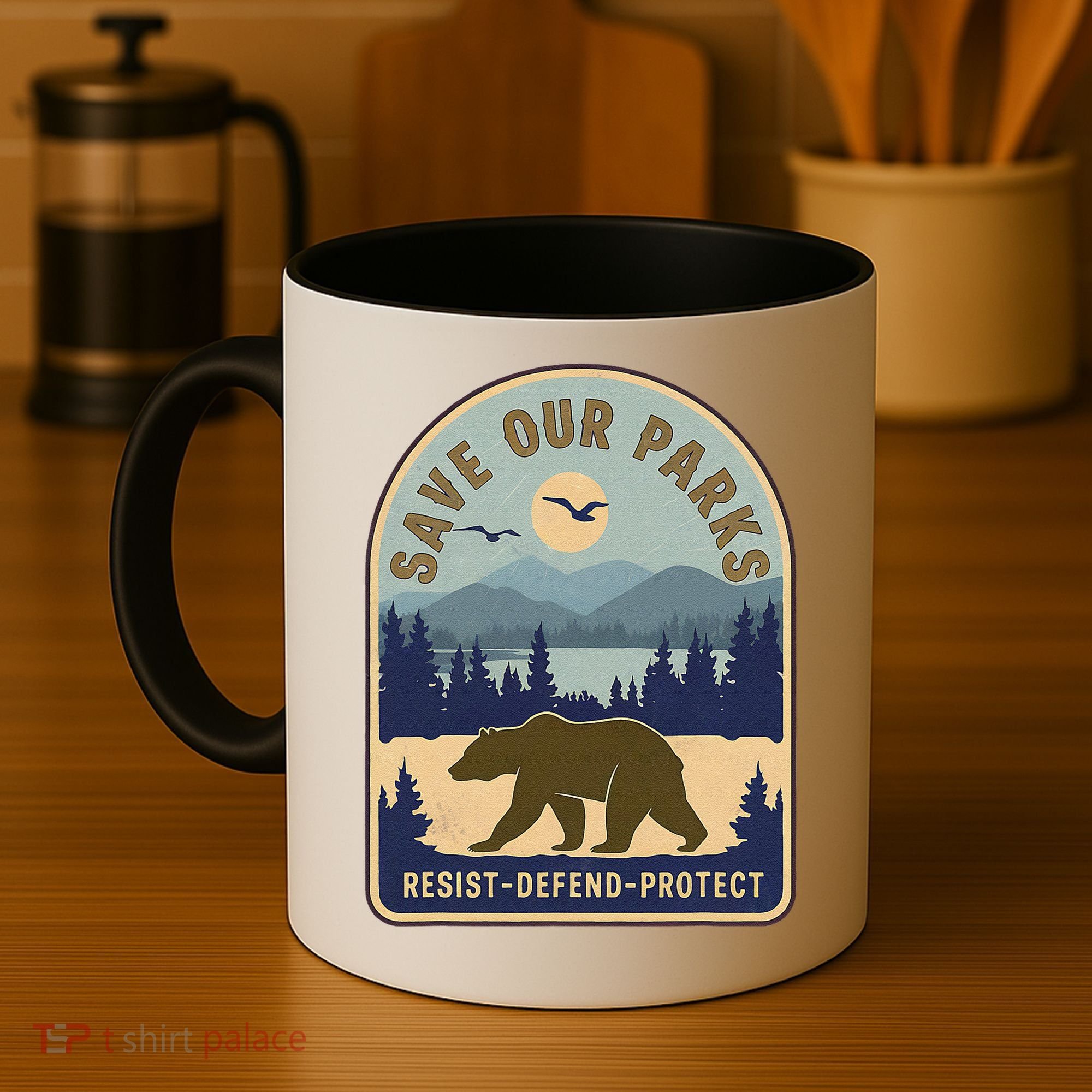 Save Our National Parks Defund Doge Parks Not Profits Coffee Mug