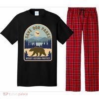 Save Our National Parks Defund Doge Parks Not Profits Pajama Set thumb 0