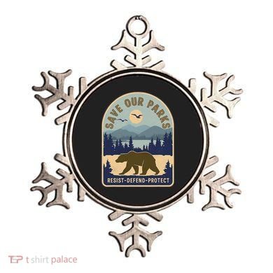Save Our National Parks Defund Doge Parks Not Profits Ornament
