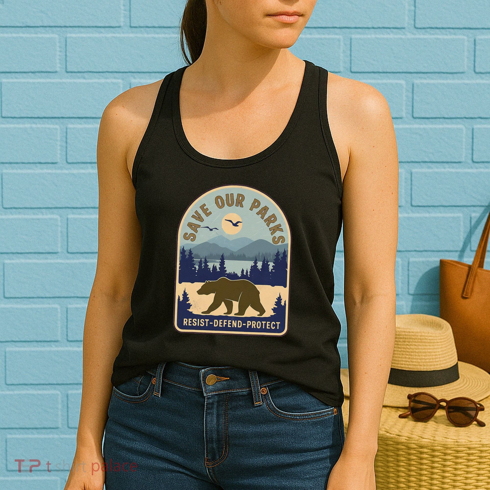 Save Our National Parks Defund Doge Parks Not Profits Women's Tank Top