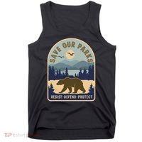 Save Our National Parks Defund Doge Parks Not Profits Tank Top thumb 0