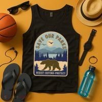 Save Our National Parks Defund Doge Parks Not Profits Tank Top thumb 4