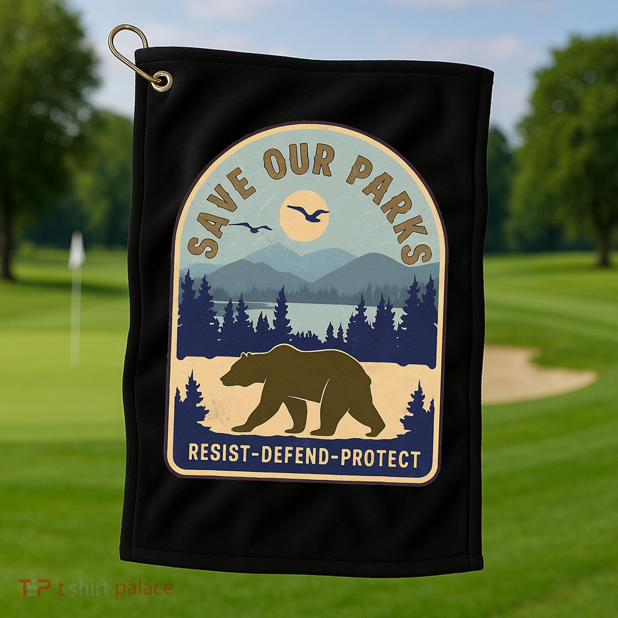 Save Our National Parks Defund Doge Parks Not Profits Golf Towel