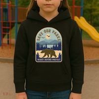 Save Our National Parks Defund Doge Parks Not Profits Kids Hoodie thumb 3