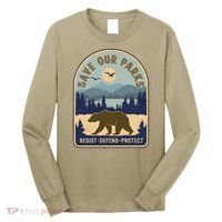 Save Our National Parks Defund Doge Parks Not Profits Long Sleeve Shirt thumb 0