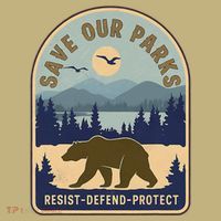 Save Our National Parks Defund Doge Parks Not Profits Sweatshirt thumb 2