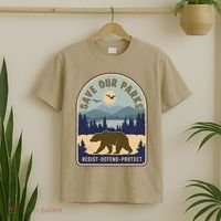 Save Our National Parks Defund Doge Parks Not Profits T-Shirt thumb 2