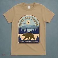 Save Our National Parks Defund Doge Parks Not Profits T-Shirt thumb 5