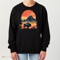 Save Our National Parks Resist Service Bison Buffalo Women's Sweatshirt thumb 0