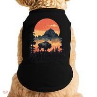 Save Our National Parks Resist Service Bison Buffalo Doggie Tank thumb 0