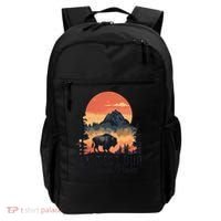Save Our National Parks Resist Service Bison Buffalo Backpack thumb 0