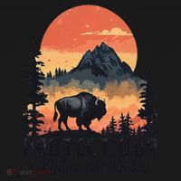 Save Our National Parks Resist Service Bison Buffalo Backpack thumb 2