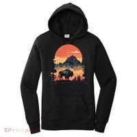 Save Our National Parks Resist Service Bison Buffalo Women's Hoodie thumb 0