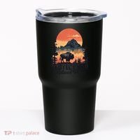 Save Our National Parks Resist Service Bison Buffalo Tumbler thumb 0