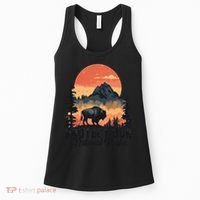 Save Our National Parks Resist Service Bison Buffalo Women's Tank Top thumb 0