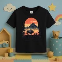 Save Our National Parks Resist Service Bison Buffalo Toddler T-Shirt thumb 3