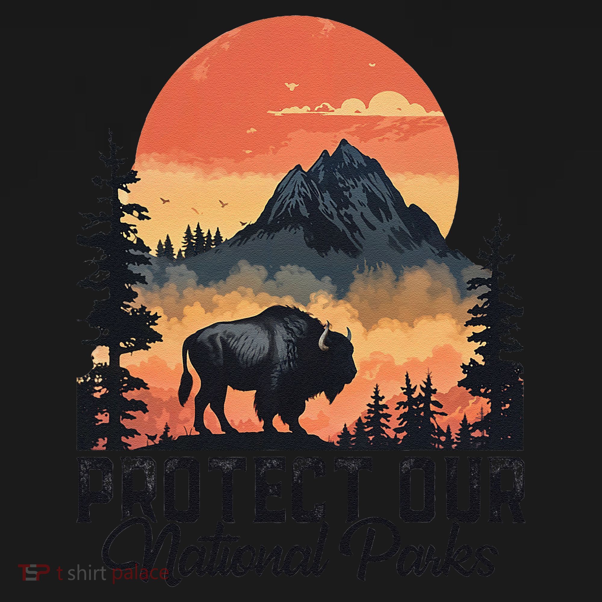 Save Our National Parks Resist Service Bison Buffalo Tote Bag