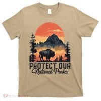 Save Our National Parks Resist Service Bison Buffalo T-Shirt thumb 0