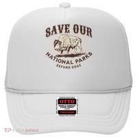 Save Our National Parks Defund DOGE Resist Bison ALT US Hat thumb 0