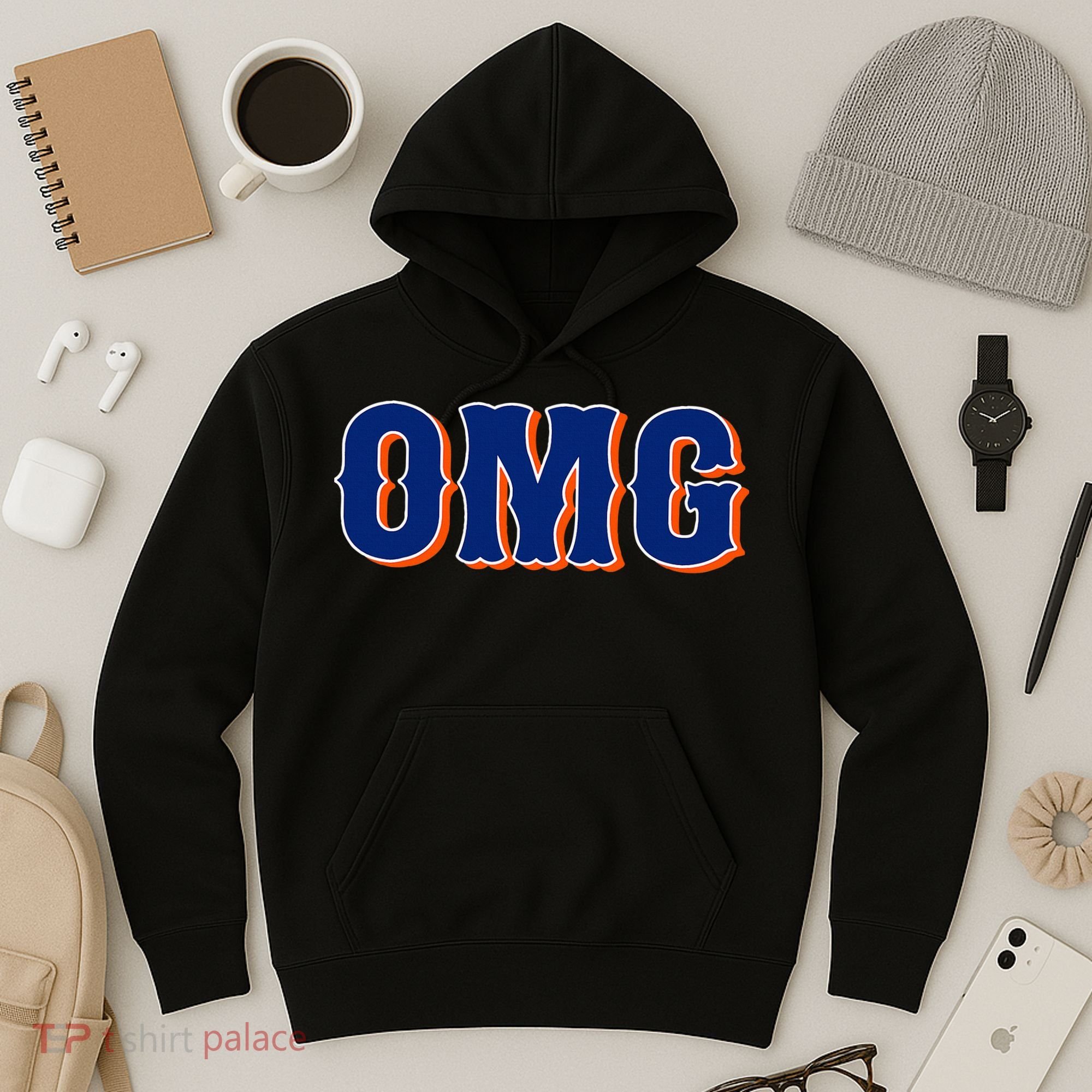 Says Omg New York Apparel Hoodie