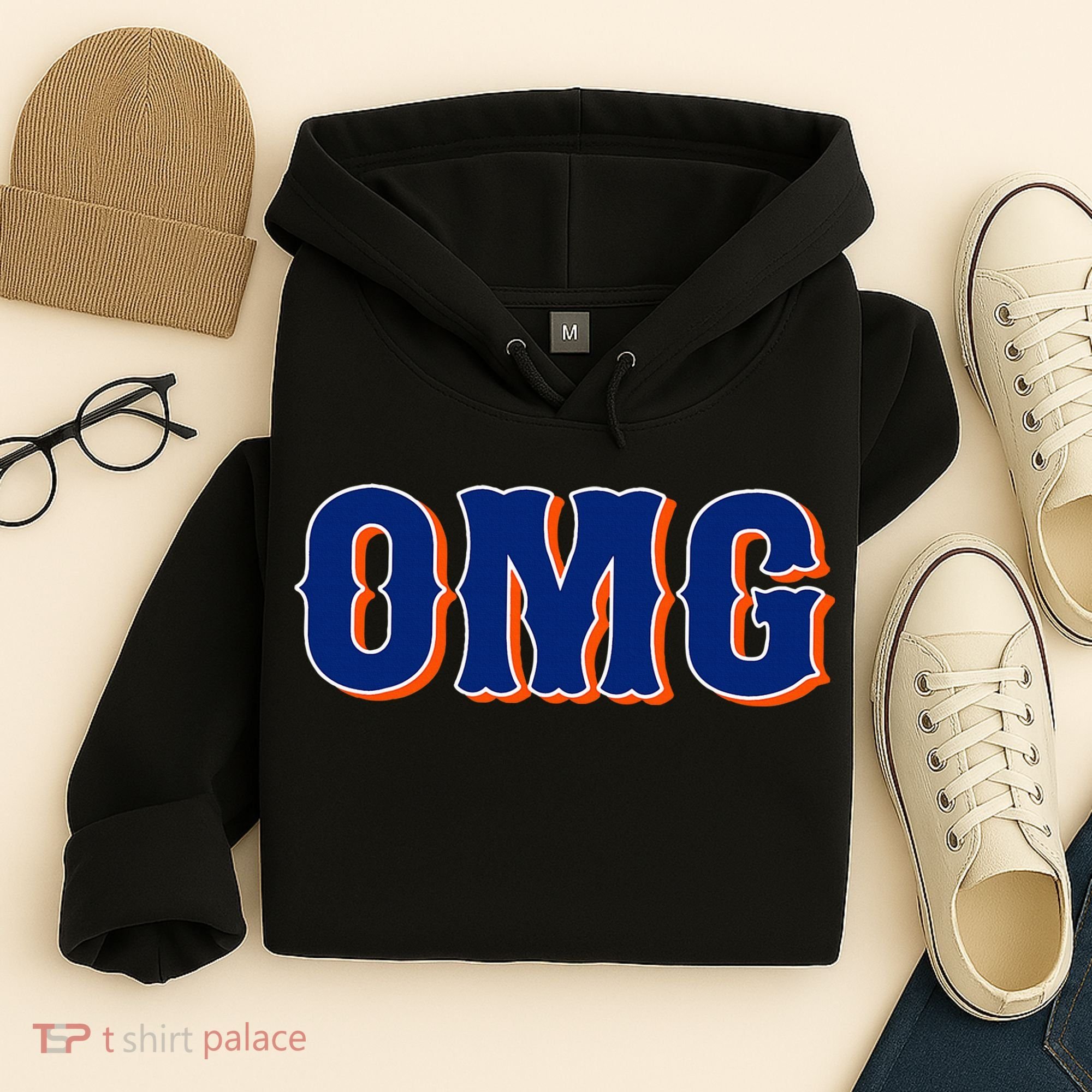 Says Omg New York Apparel Hoodie
