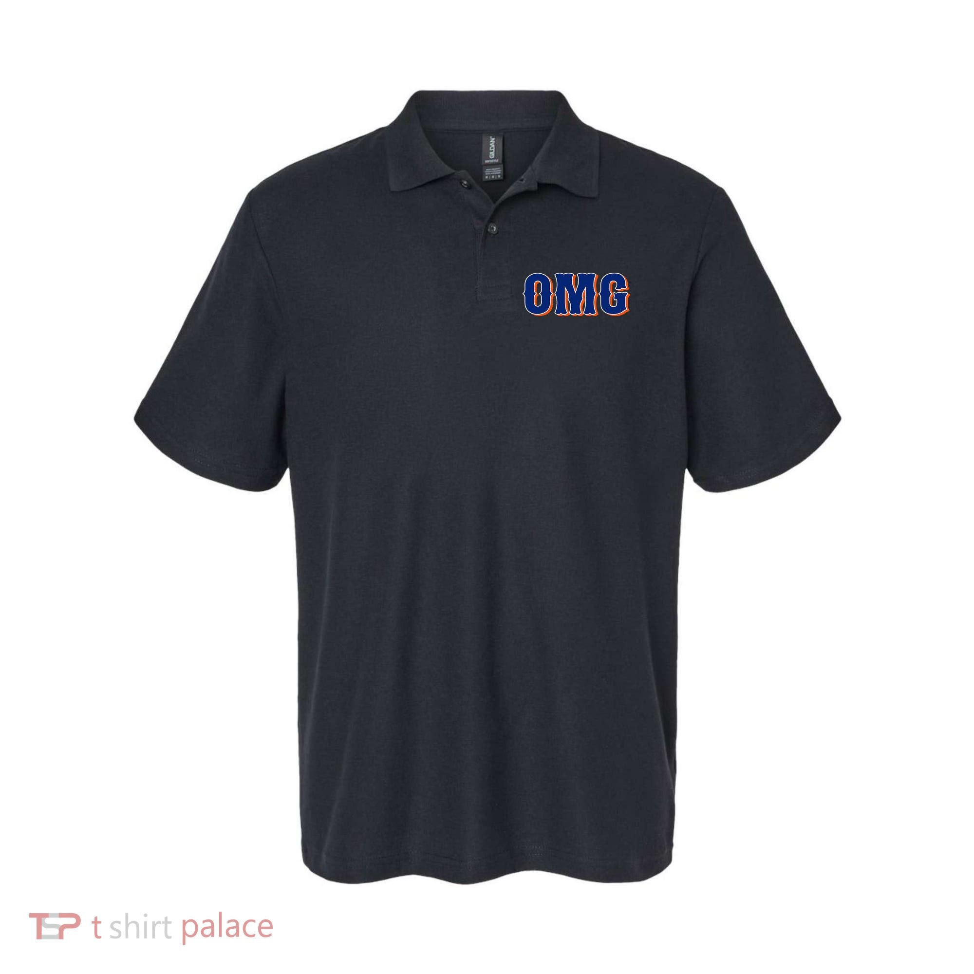 Says Omg New York Apparel Polo