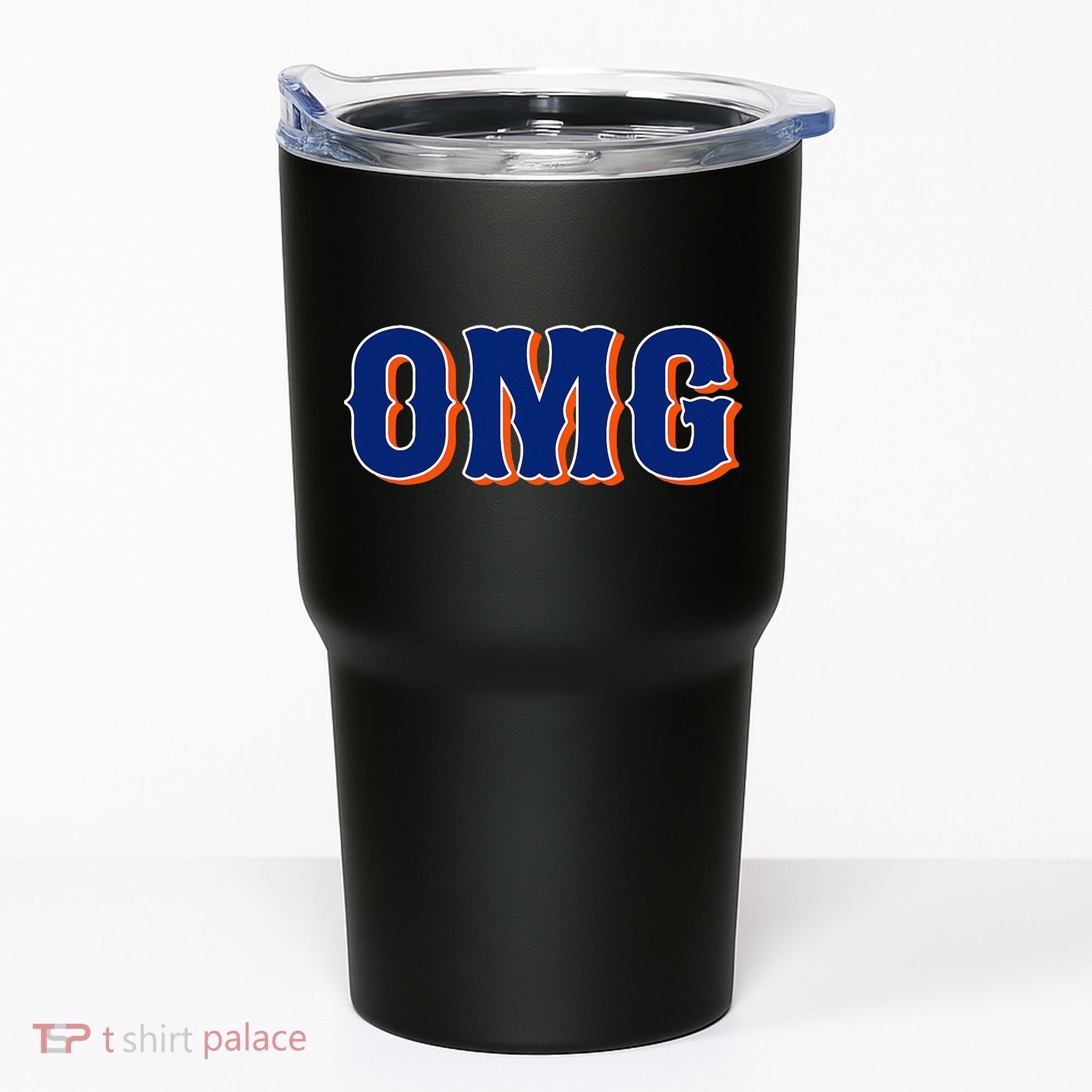 Says Omg New York Apparel Tumbler