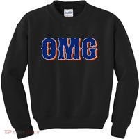 Says Omg New York Apparel Kids Sweatshirt thumb 0