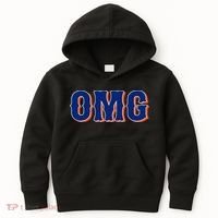 Says Omg New York Apparel Kids Hoodie thumb 0
