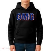 Says Omg New York Apparel Kids Hoodie thumb 4