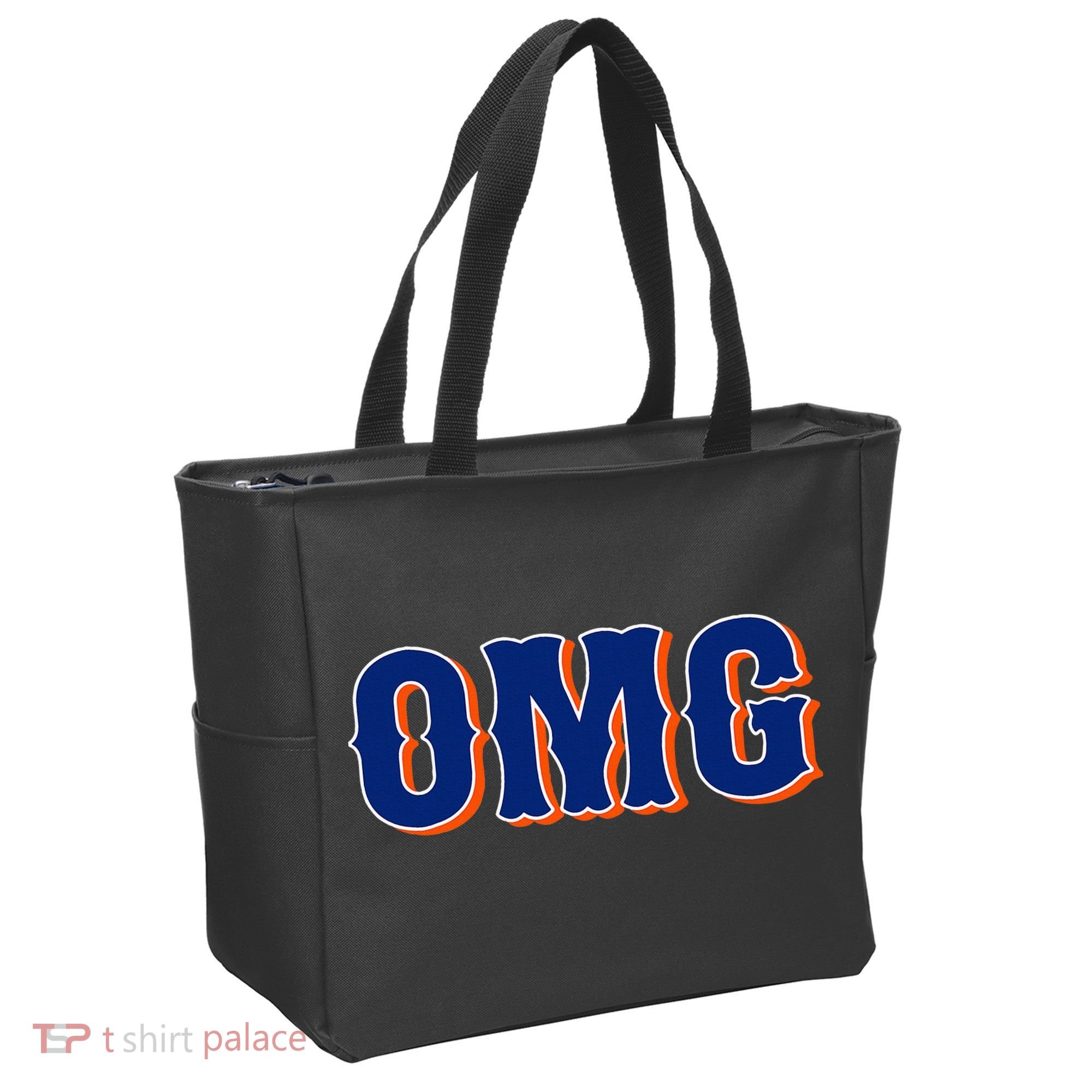 Says Omg New York Apparel Tote Bag