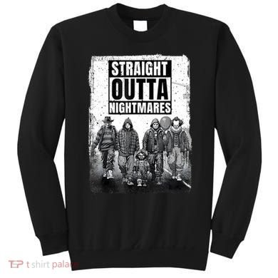 Straight Outta Nightmares Horror Halloween Scary Sweatshirt